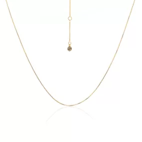 Fine Box Chain / Necklace / Gold