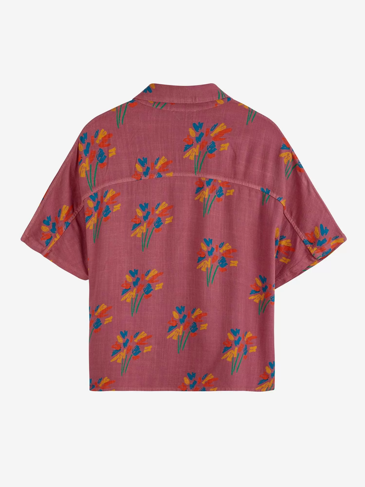 Fireworks Print Short Sleeve Shirt