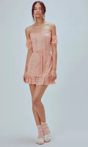 For Love and Lemons Dakota Lace Mini Dress