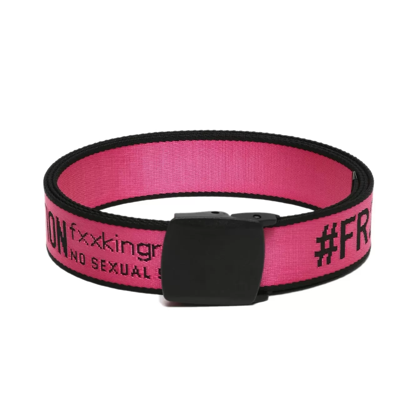 FR2 JAPAN Logo Icon Embroidery Long Belt Pink (Japan Exclusive)