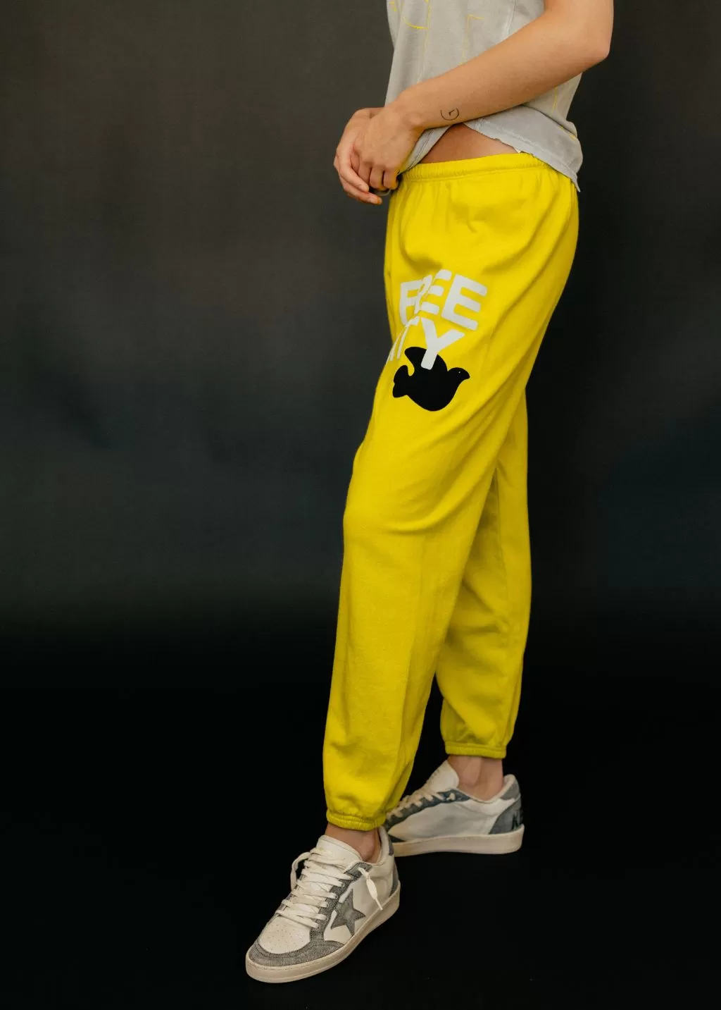 FREECITY Large Sweatpant in GloYellow