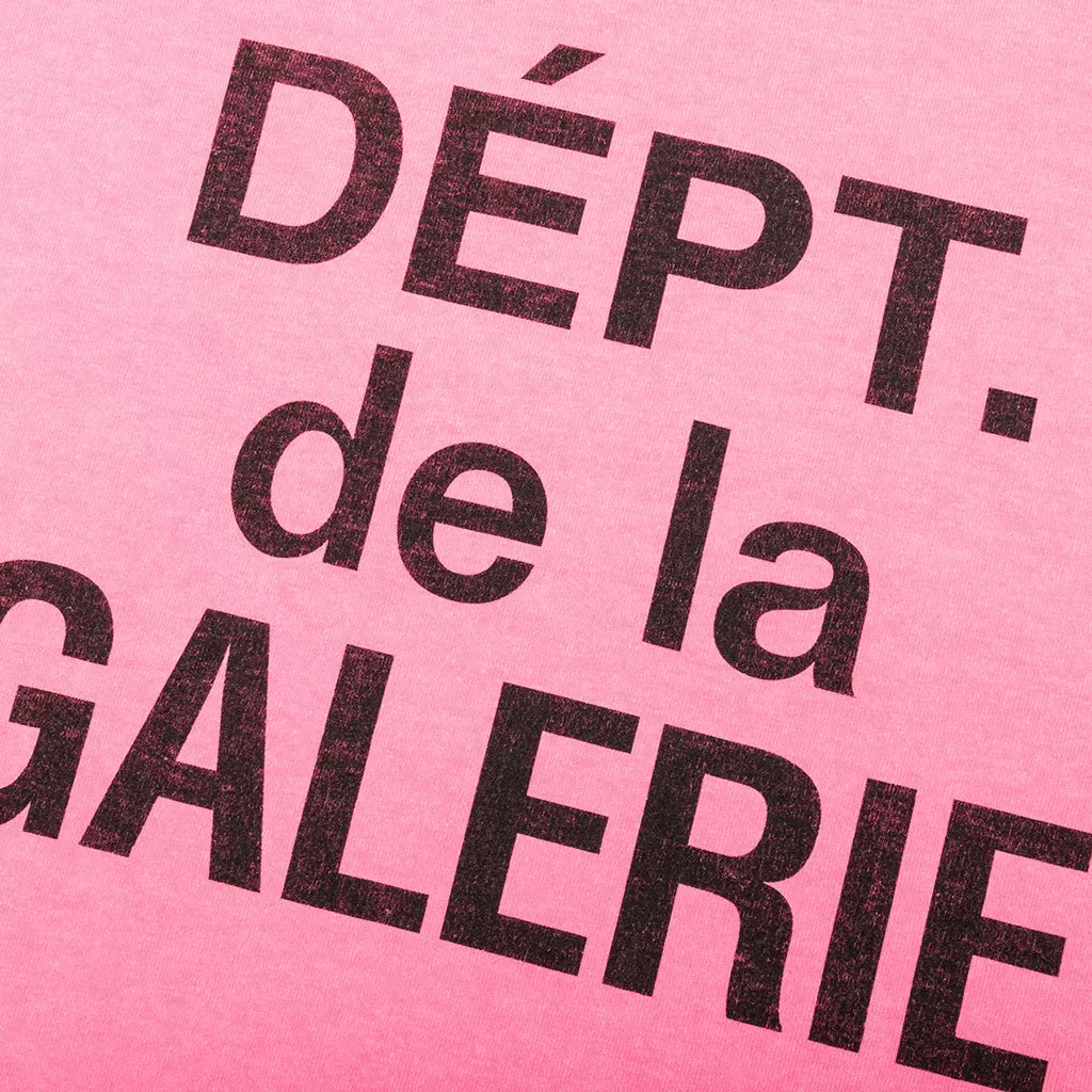 French Tee - Fluorescent Pink