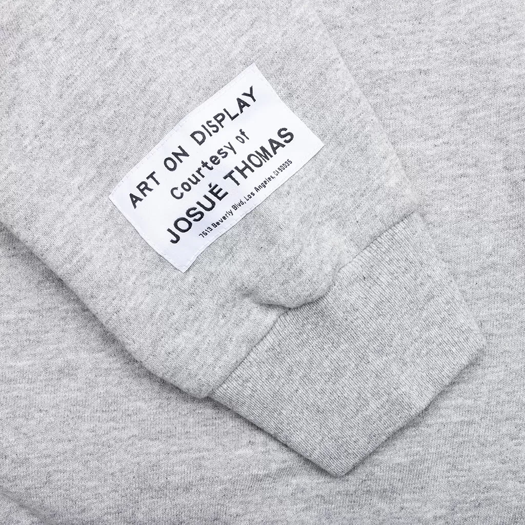 French Zip Hoodie - Heather Grey