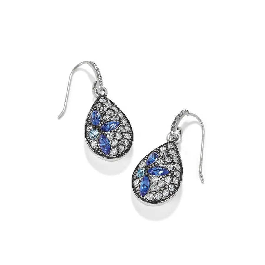 Garden Of Love Teardrop French Wire Earrings