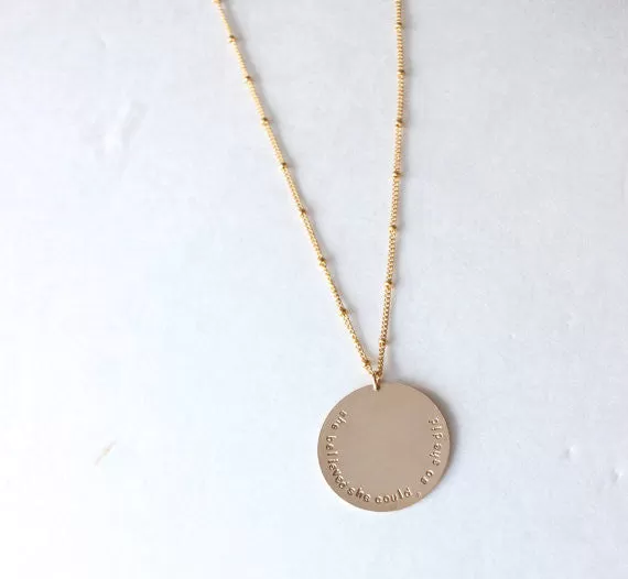 Gold Coin Necklace