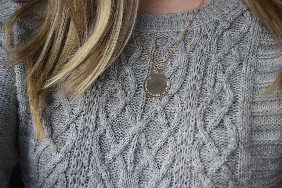 Gold Coin Necklace