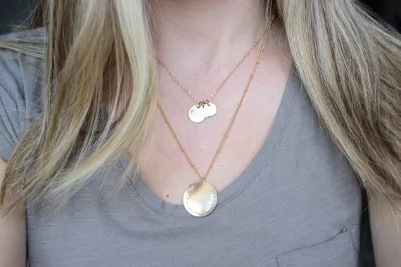 Gold Coin Necklace