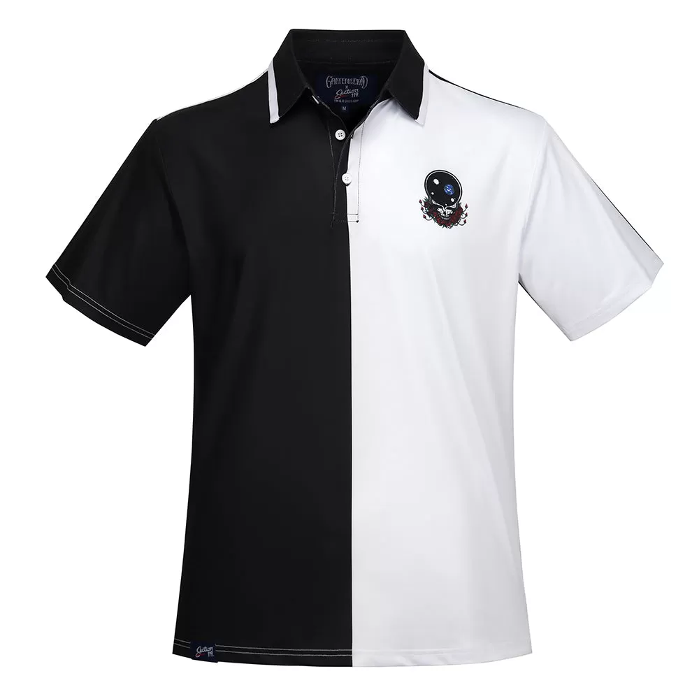 Grateful Dead | Performance Polo | Space Your Face in Black and White