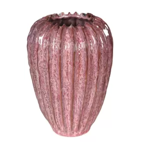 Handmade Pink Wave Vase