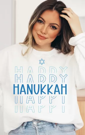 Happy Hanukkah Blue | 9 Colours