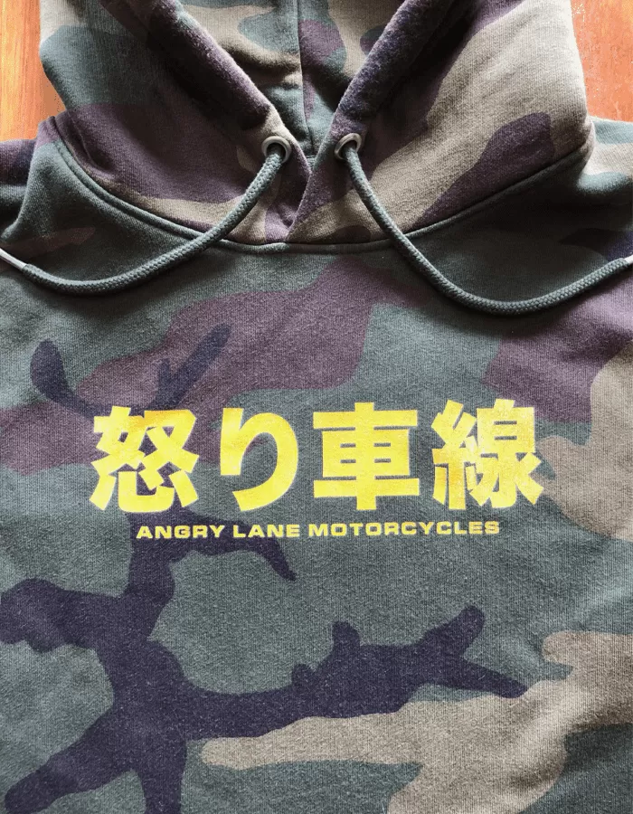 Hiragana Camo Hoodie