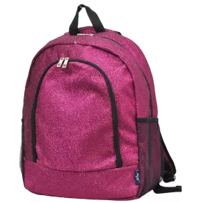 Hot Pink Glitter NGIL Canvas Backpack