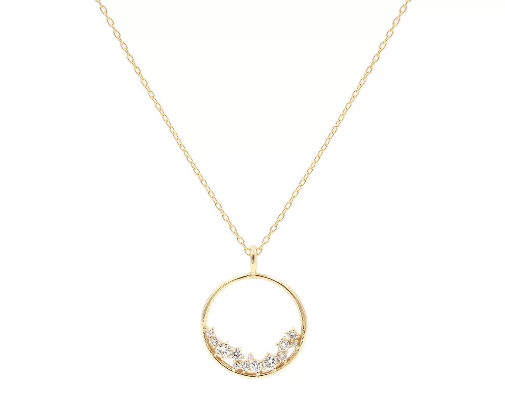 Hydra Diamond Cluster Necklace (Ready to Ship)