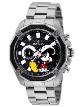 INVICTA Disney Limited Edition Mens Chronograph -  Carbon Fiber Dial - Mickey