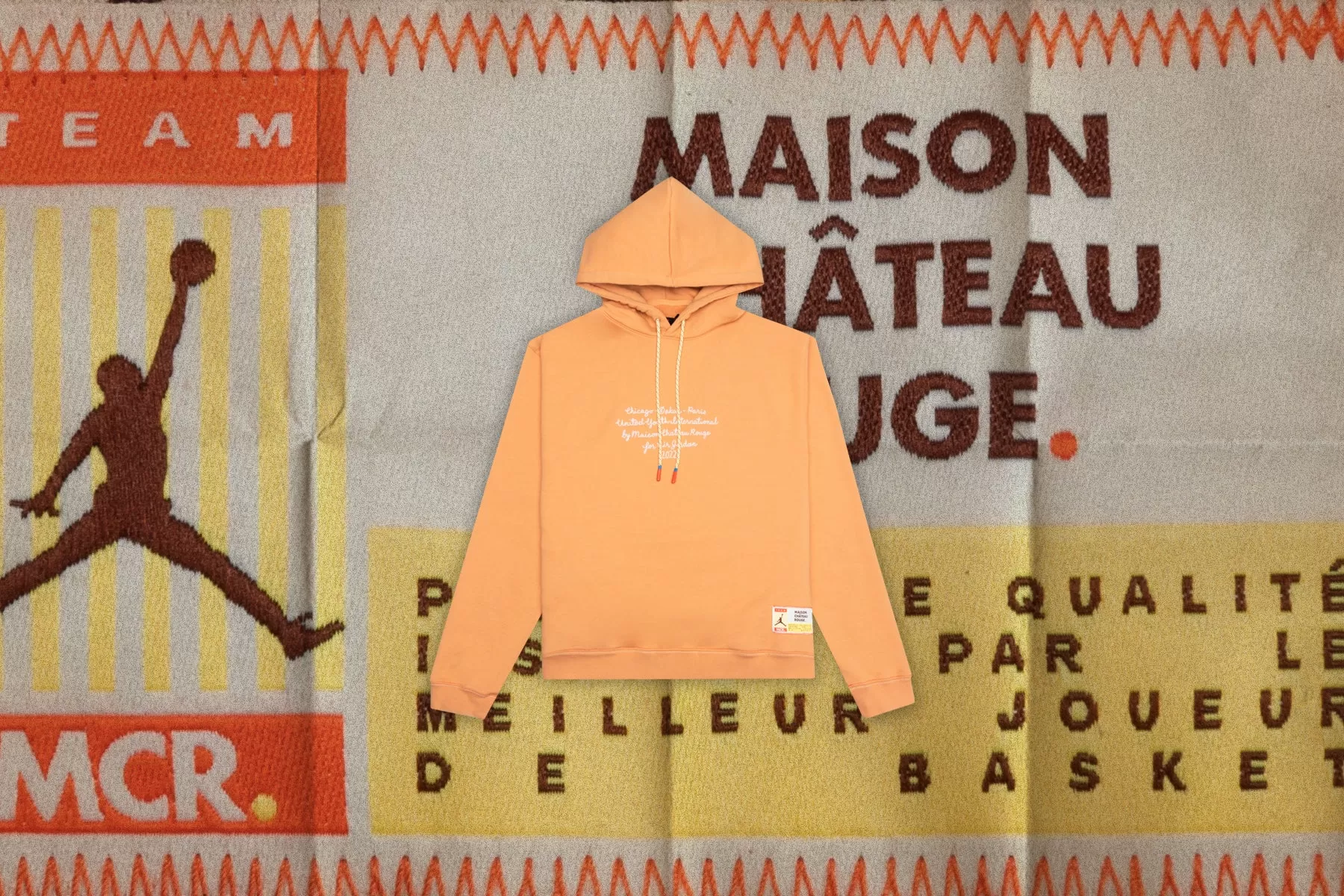 Jordan x Maison Chateau Rouge Fleece Hoodie - Copper Moon