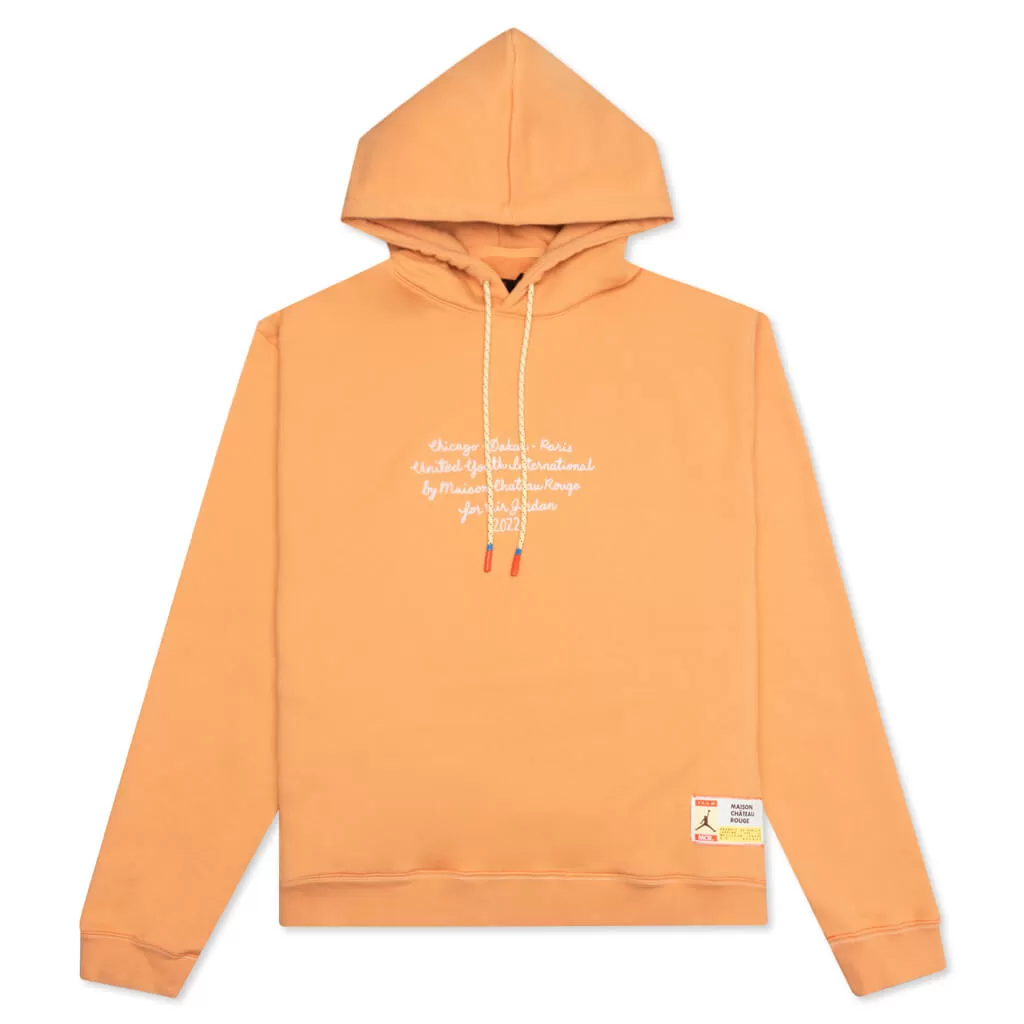 Jordan x Maison Chateau Rouge Fleece Hoodie - Copper Moon