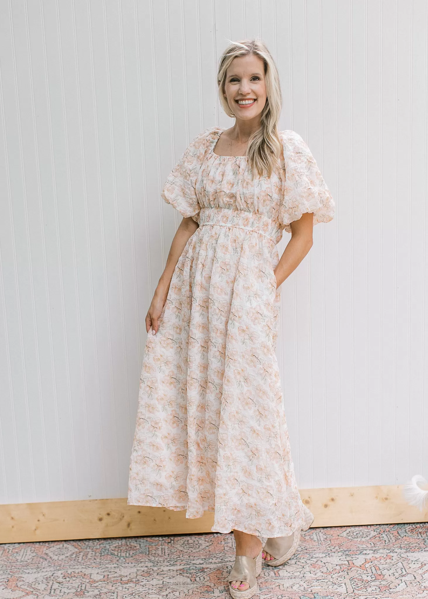 Just Peachy Maxi Dress