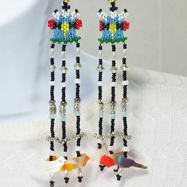 Kailen Fringe Totem Earrings