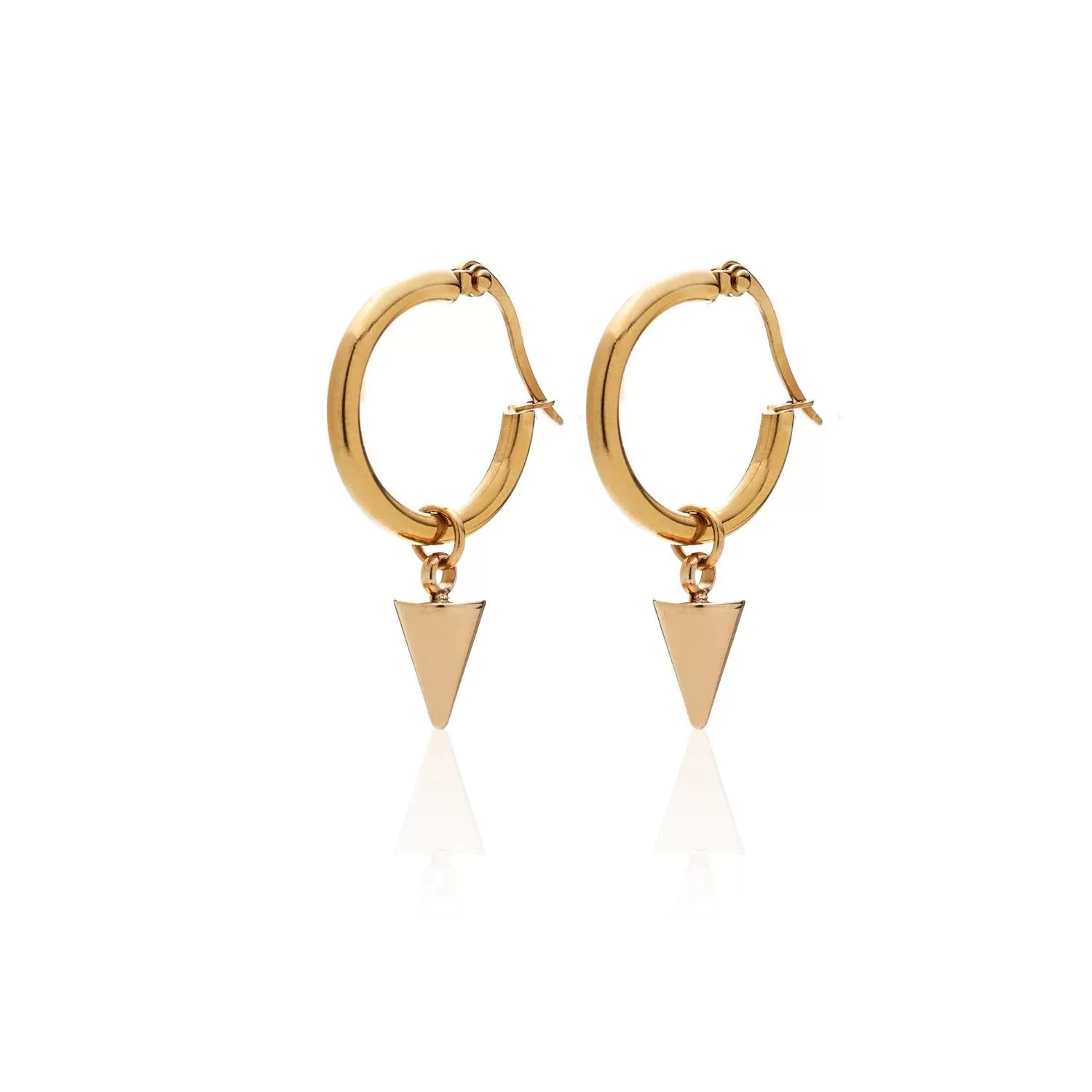 Kate Hoops / Earrings / Gold