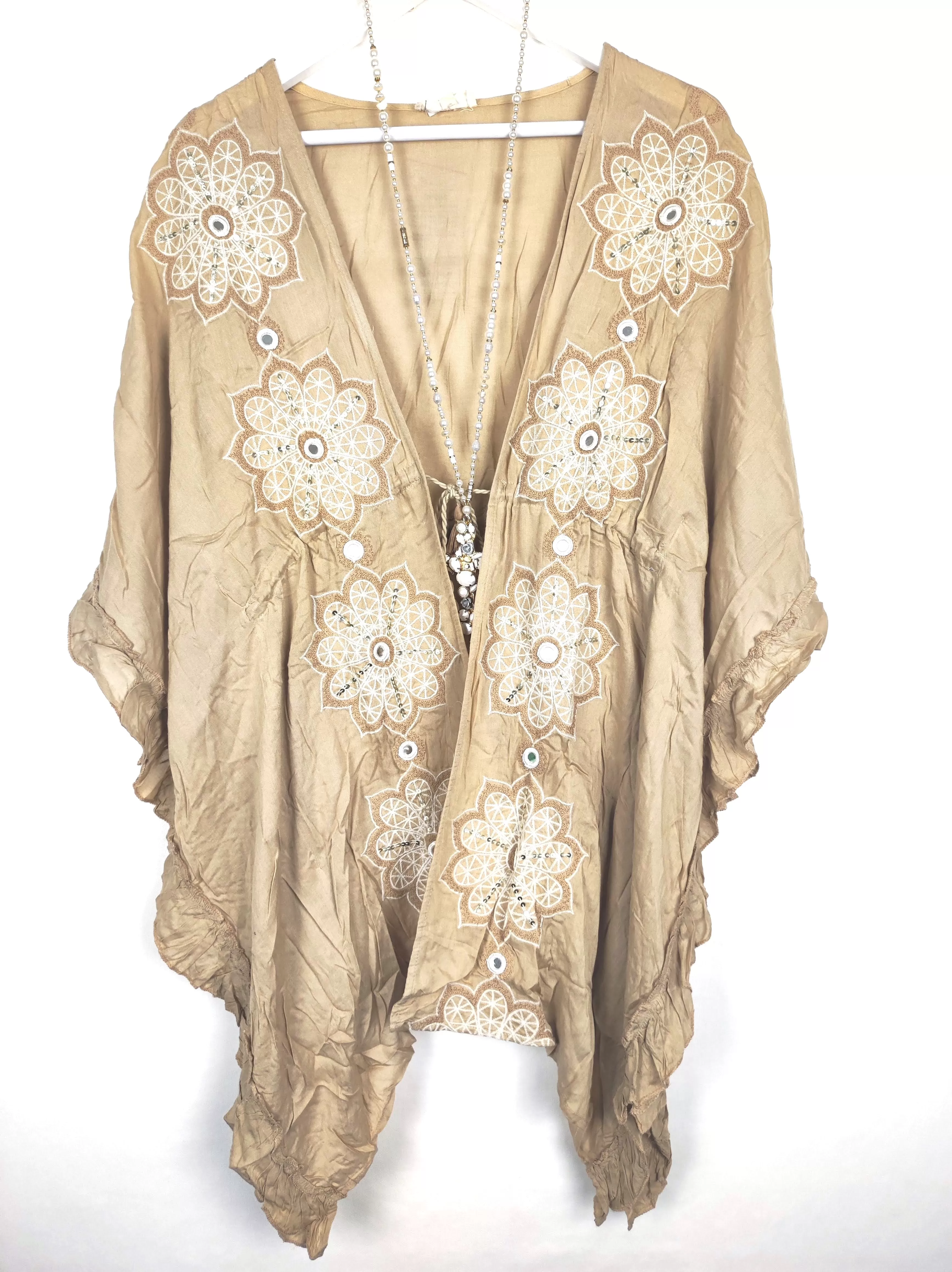 KIMONO BEIGE SHORT ONE SIZE