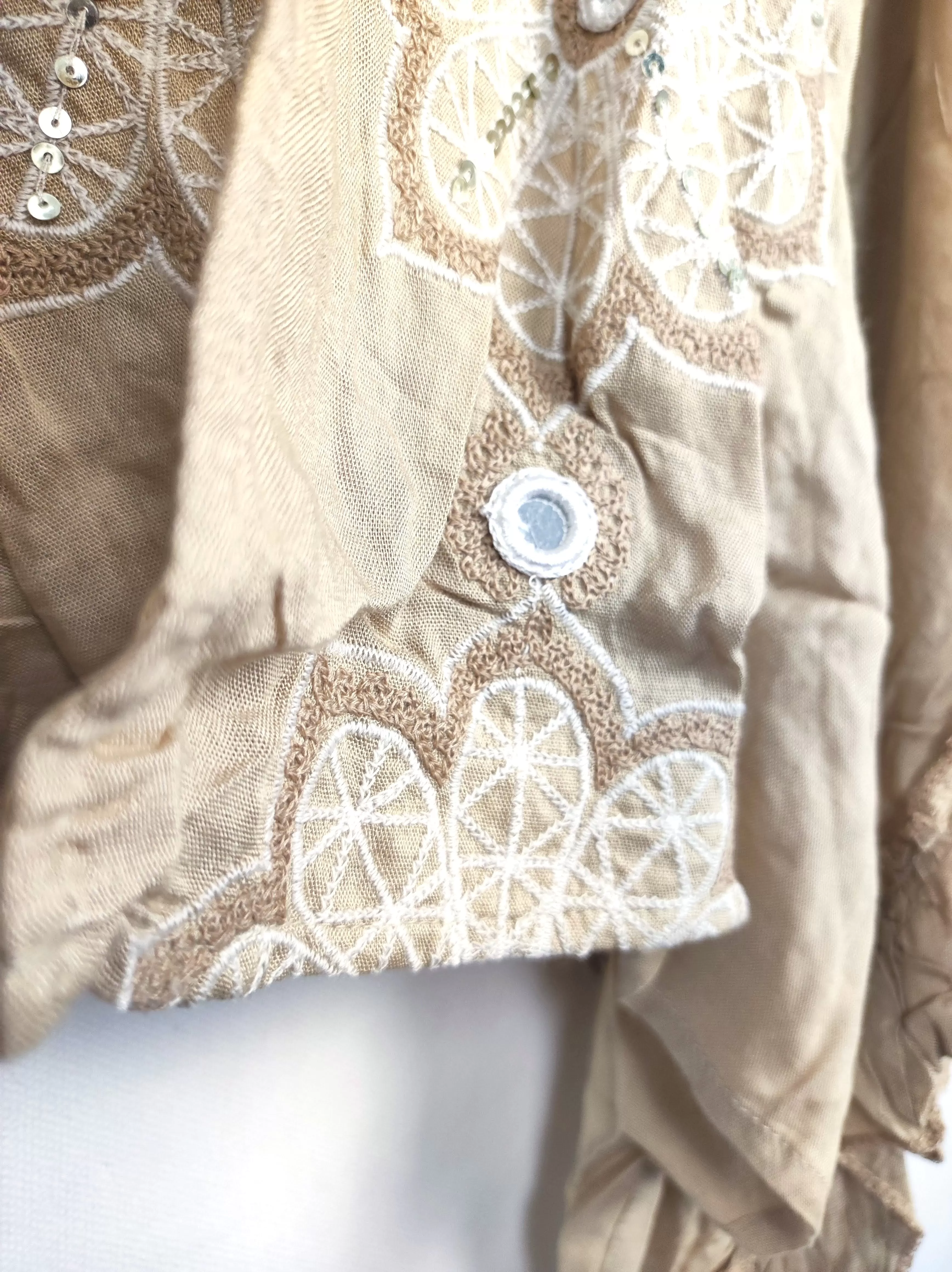 KIMONO BEIGE SHORT ONE SIZE