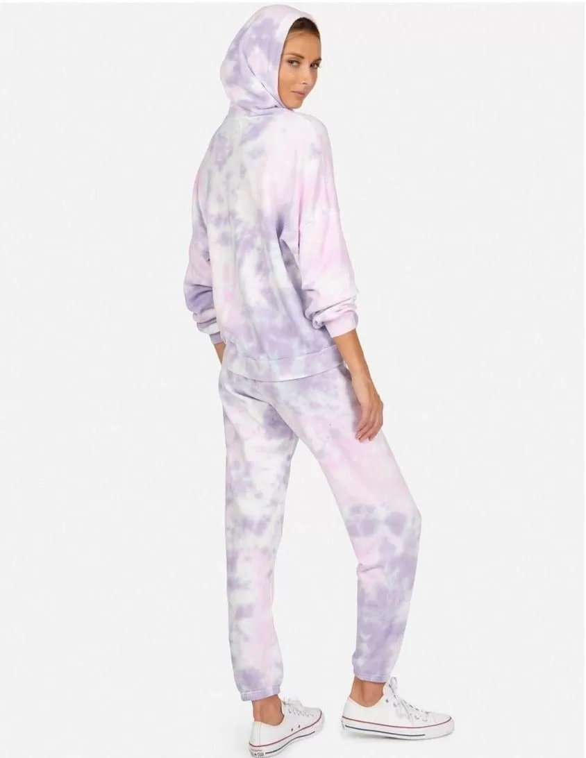 Lauren Moshi Brynn Tie Dye Tongue Sweatpants