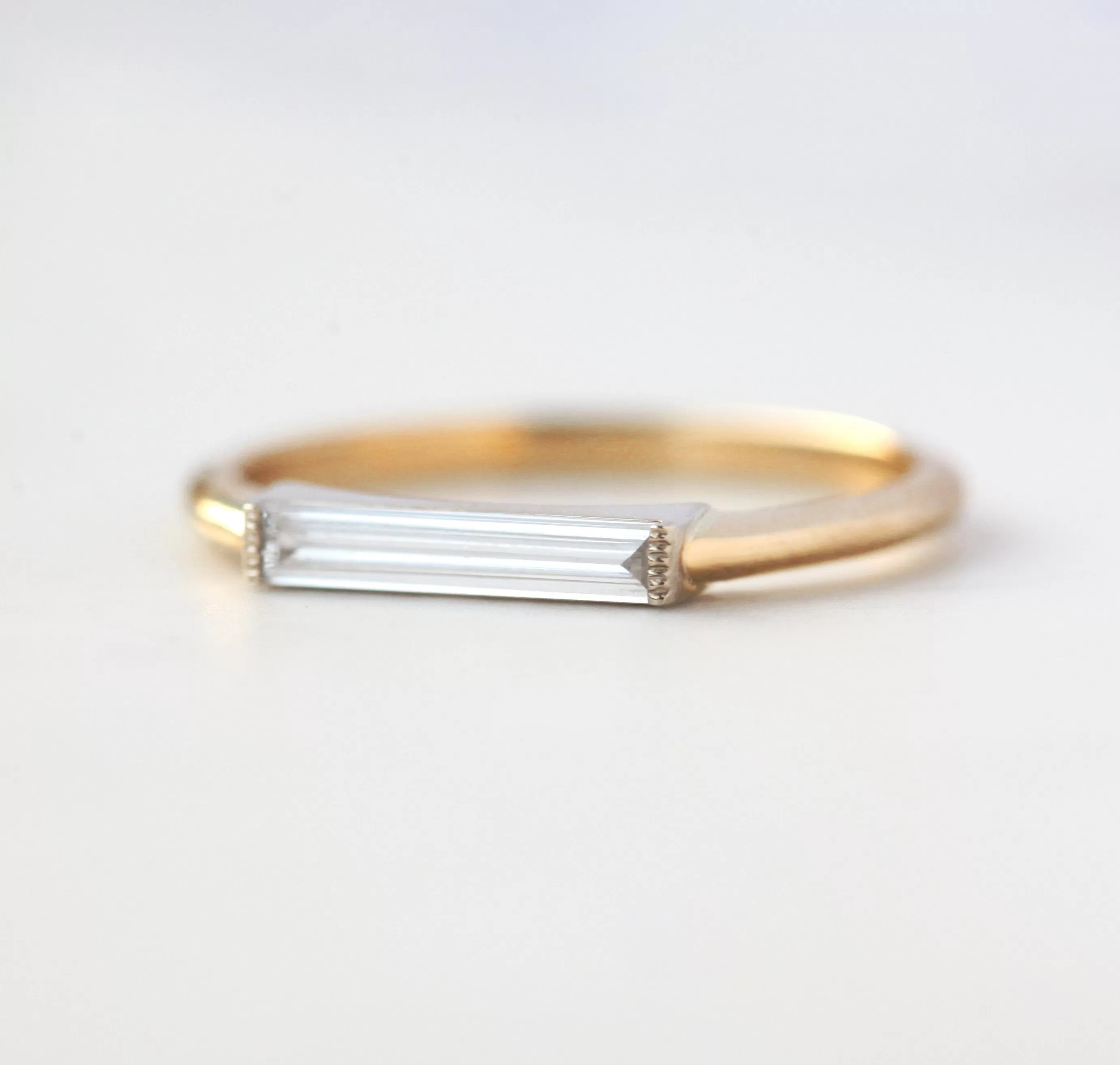 Lizzy Baguette Diamond Ring