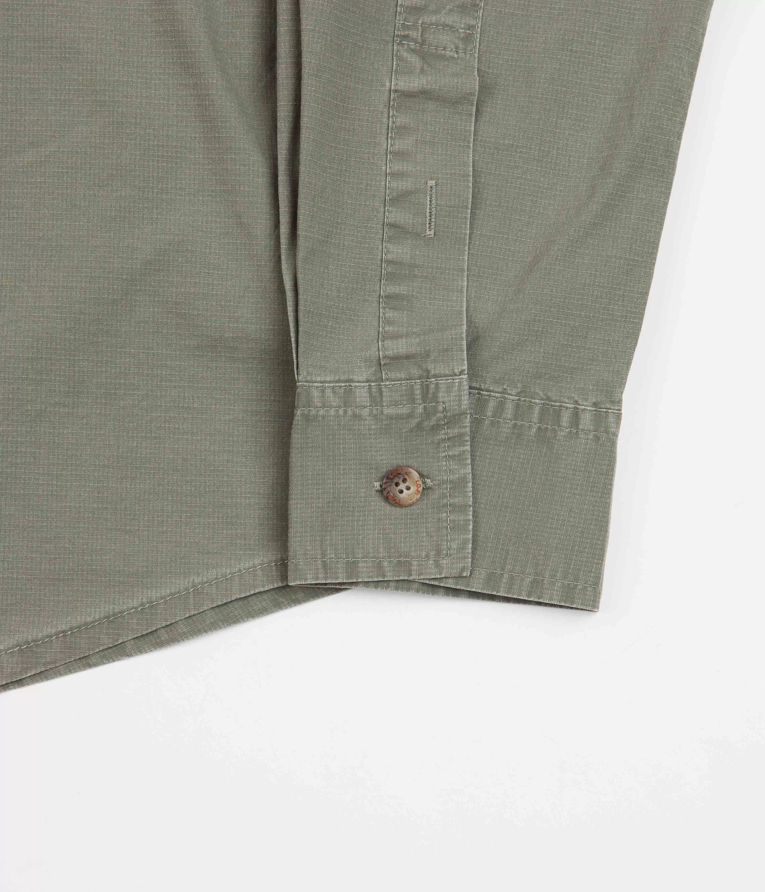 Lo-Fi Antenna Ripstop Shirt - Washed Sage