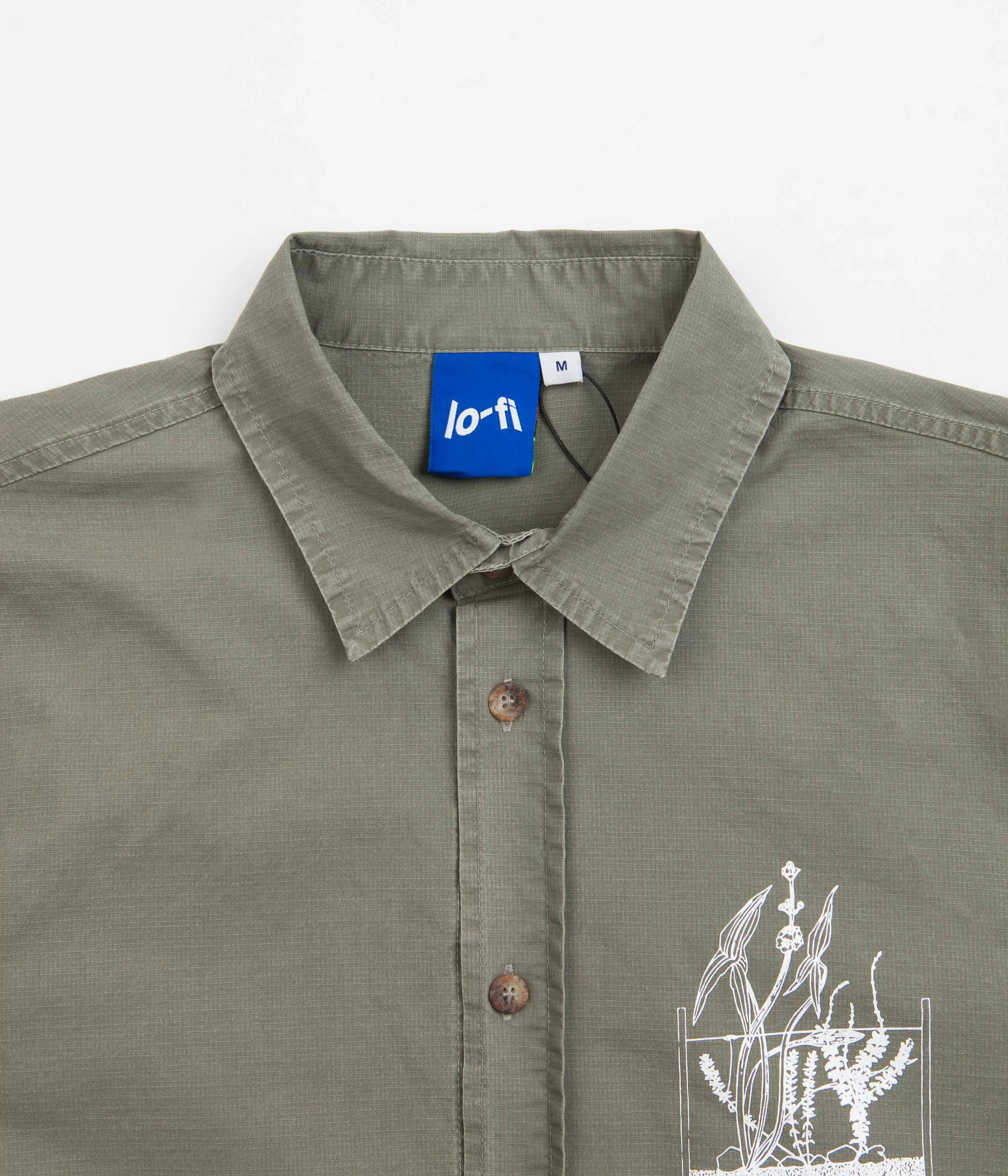 Lo-Fi Antenna Ripstop Shirt - Washed Sage