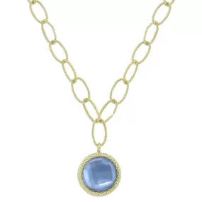 Marcia Moran Stunning Tanzanite Drop Necklace