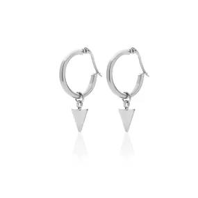 Men's Edit / Spike Hoops / Earrings / Silver