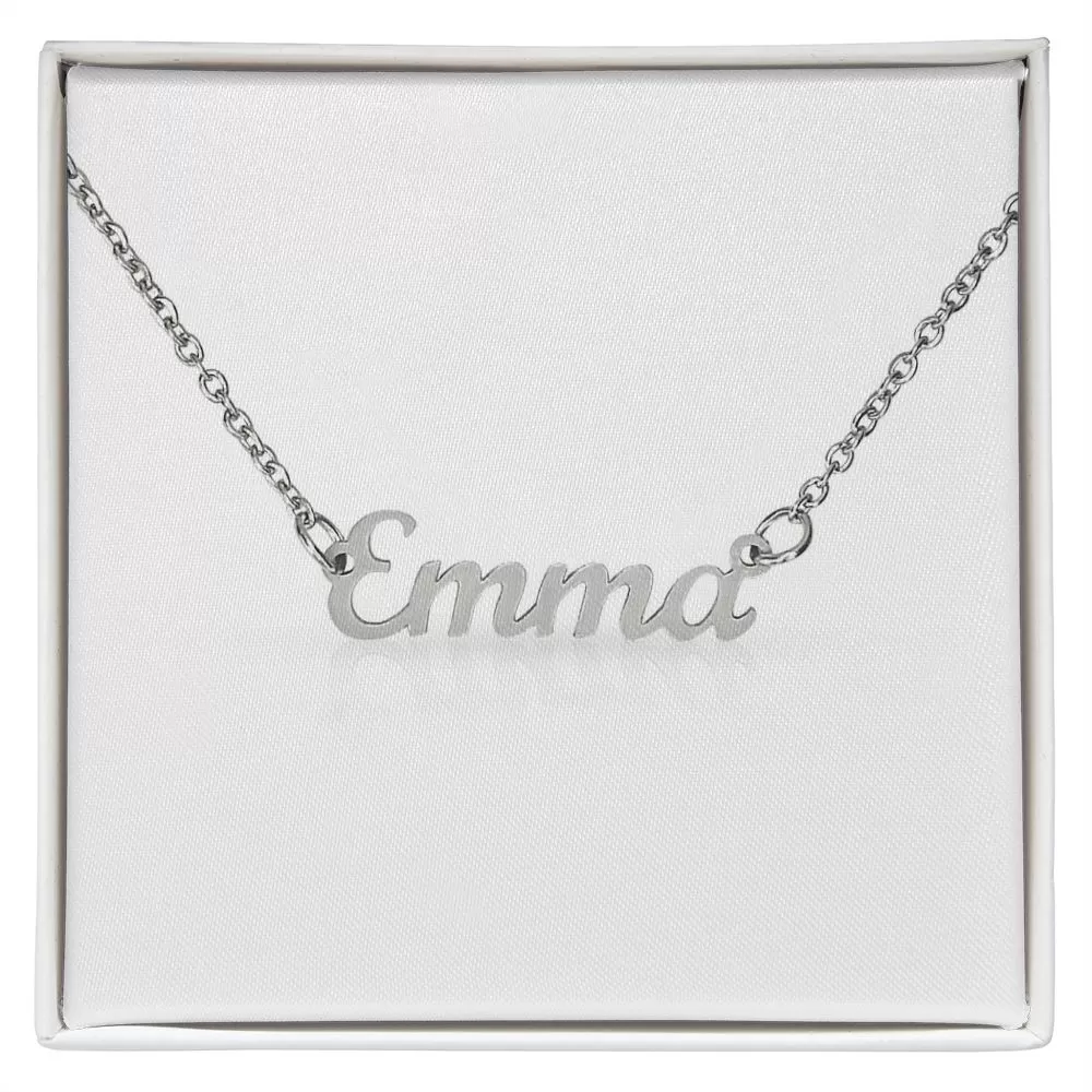 Minimalist Custom Personalized Name Necklace, Jewelry Gifts For Her