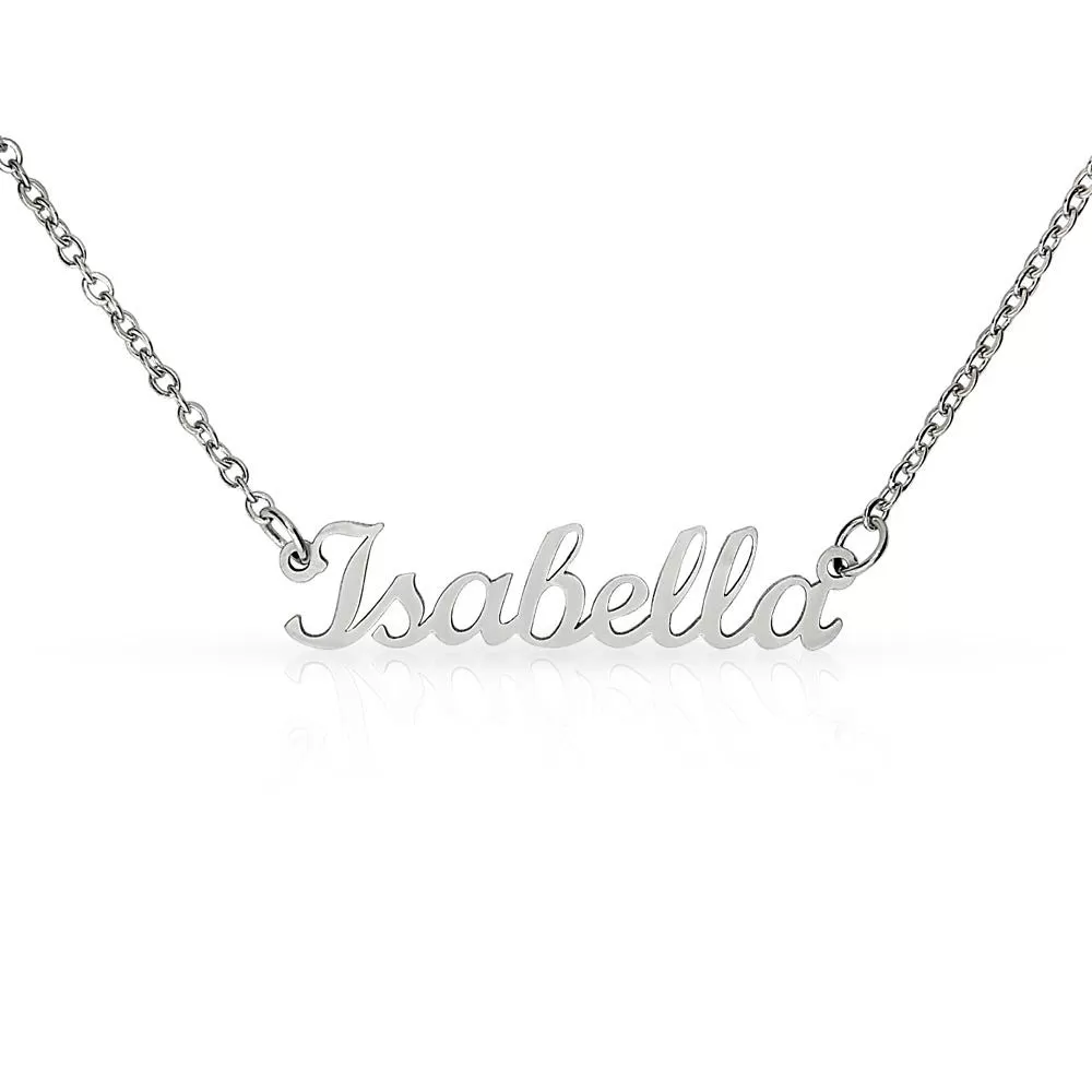 Minimalist Custom Personalized Name Necklace, Jewelry Gifts For Her