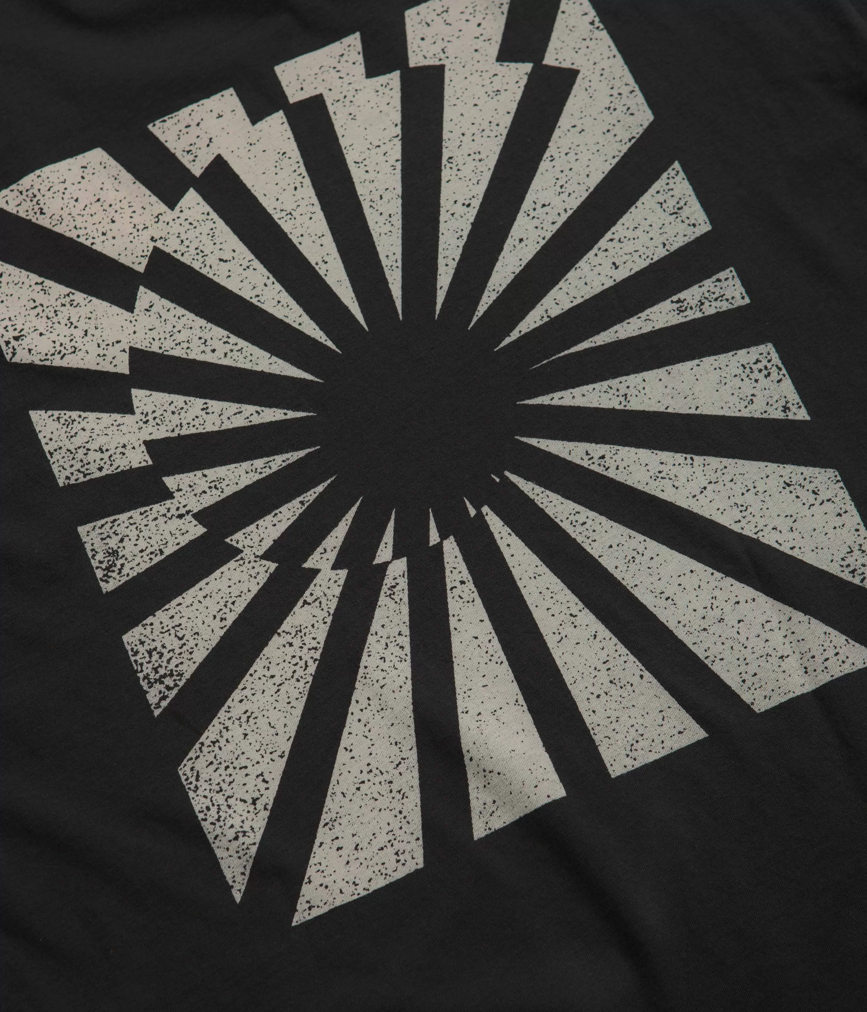 Mollusk Refraction T-Shirt - Faded Black