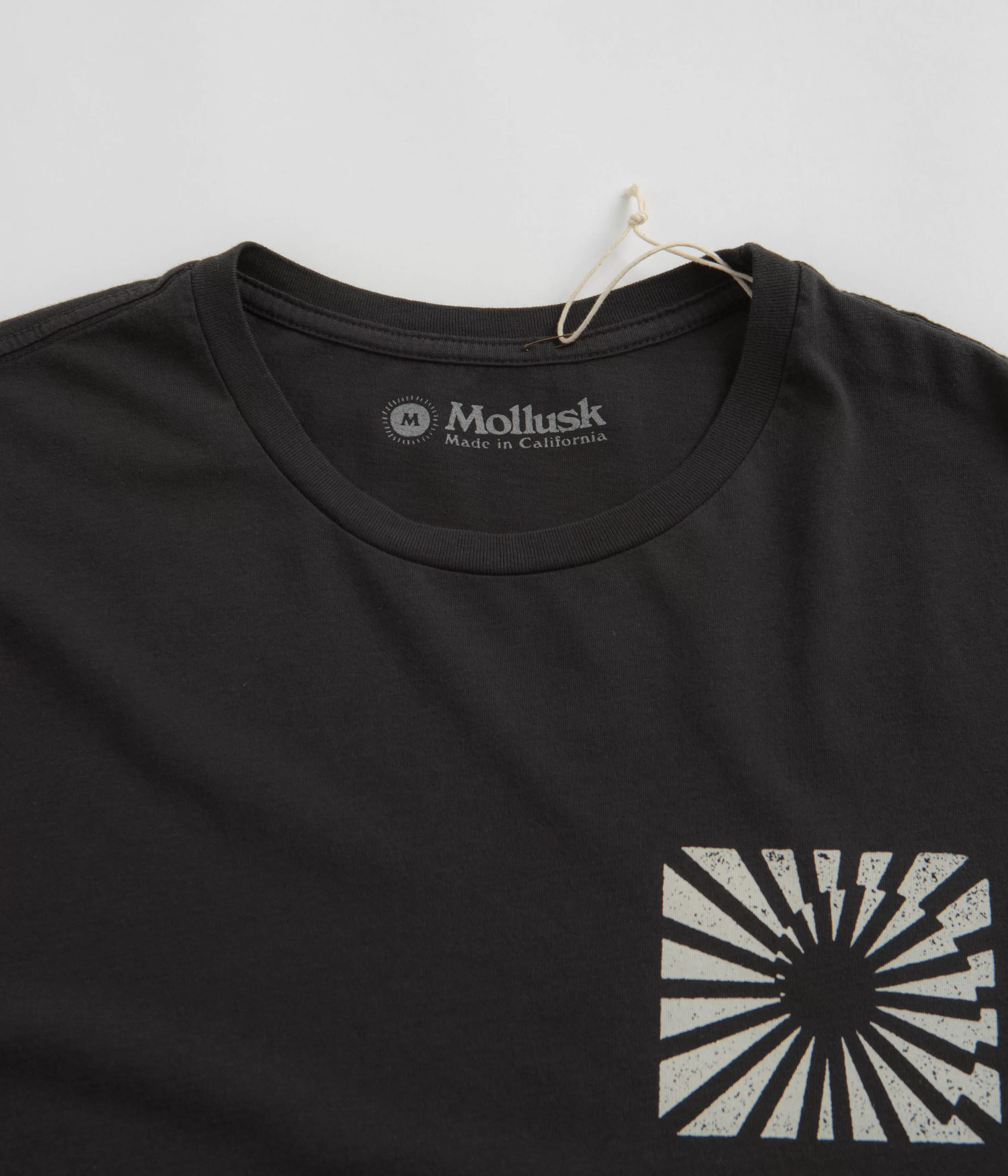 Mollusk Refraction T-Shirt - Faded Black