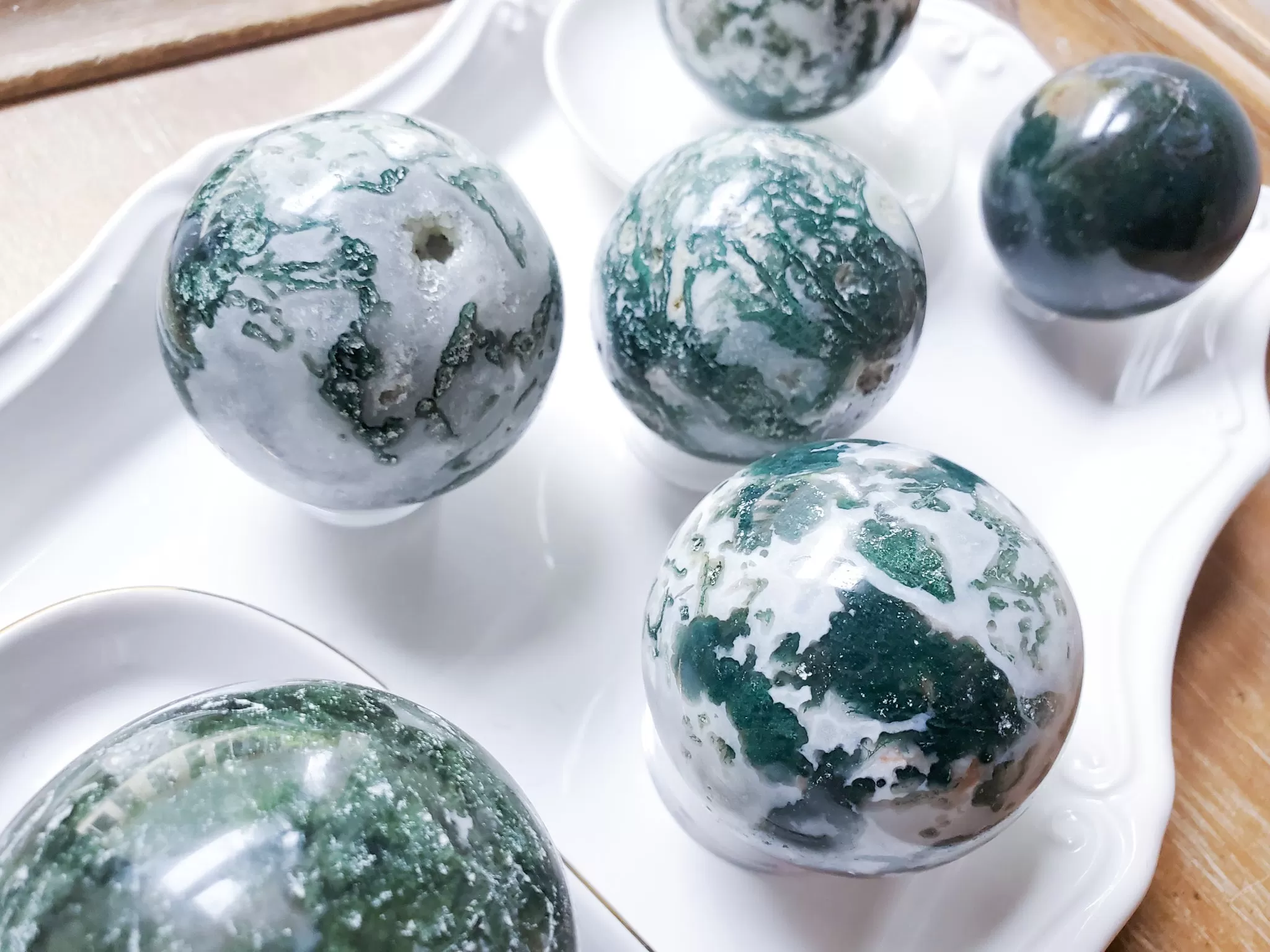 Moss Agate Sphere