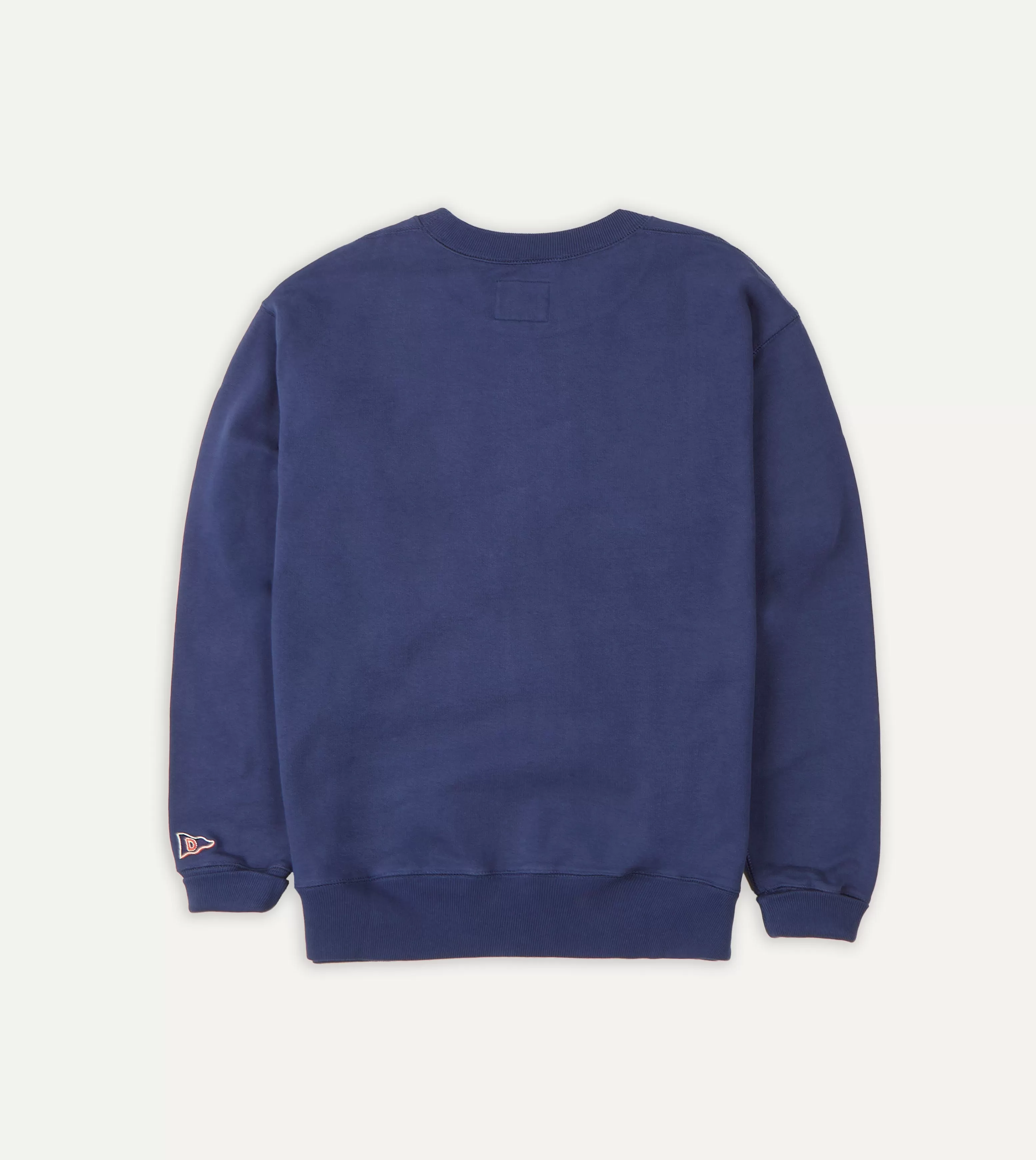 Navy Crew Neck Cotton Sweatshirt