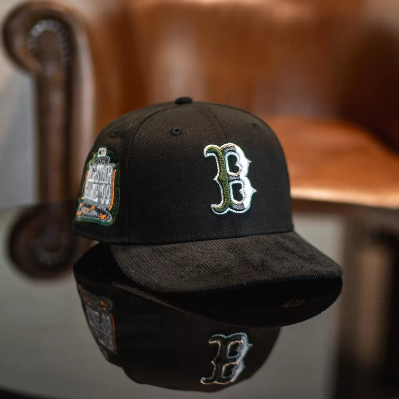 New Era Boston Red Sox 1999 ASG Green UV (Black/Black Corduroy)