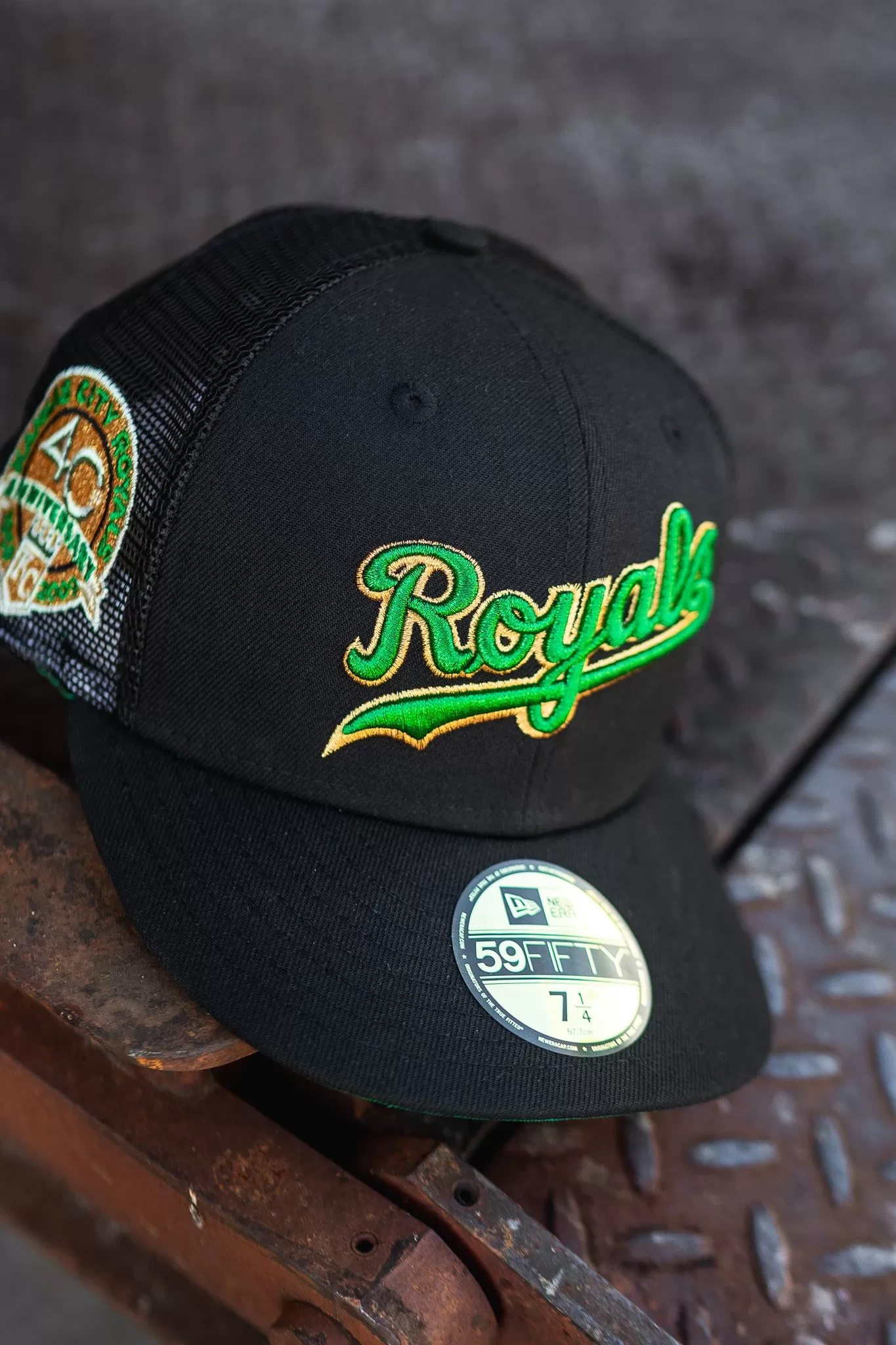 New Era Kansas City Royals Green UV Trucker (Black)