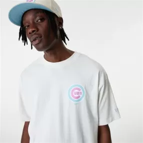 NEW ERA MBL CHICAGO CUBS PASTEL OVER-SIZED TEE