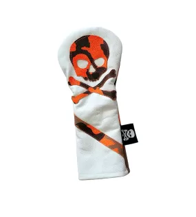 NEW! Neon Orange Urban Camo Skull & Bones Fairway Wood Headcover