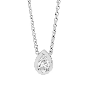 Pear Cut Diamond Necklet