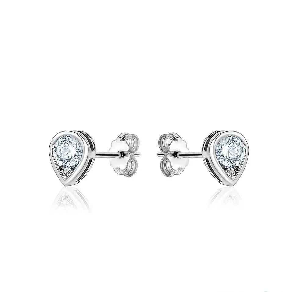 Pear Diamond Earring (0.30Ctw)