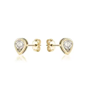 Pear Diamond Earring (0.30Ctw)