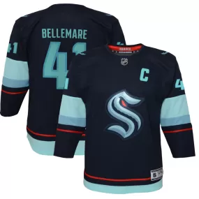 Pierre-Edouard Bellemare Seattle Kraken Youth Home Premier Jersey - Navy