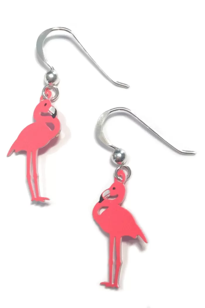 Pink Flamingo Earrings by Sienna Sky