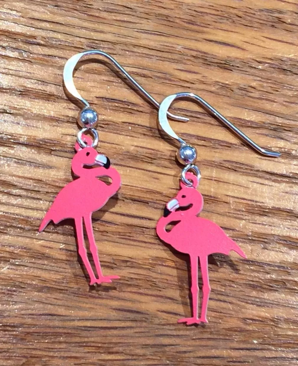 Pink Flamingo Earrings by Sienna Sky