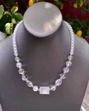 Quartz Beaded Necklace