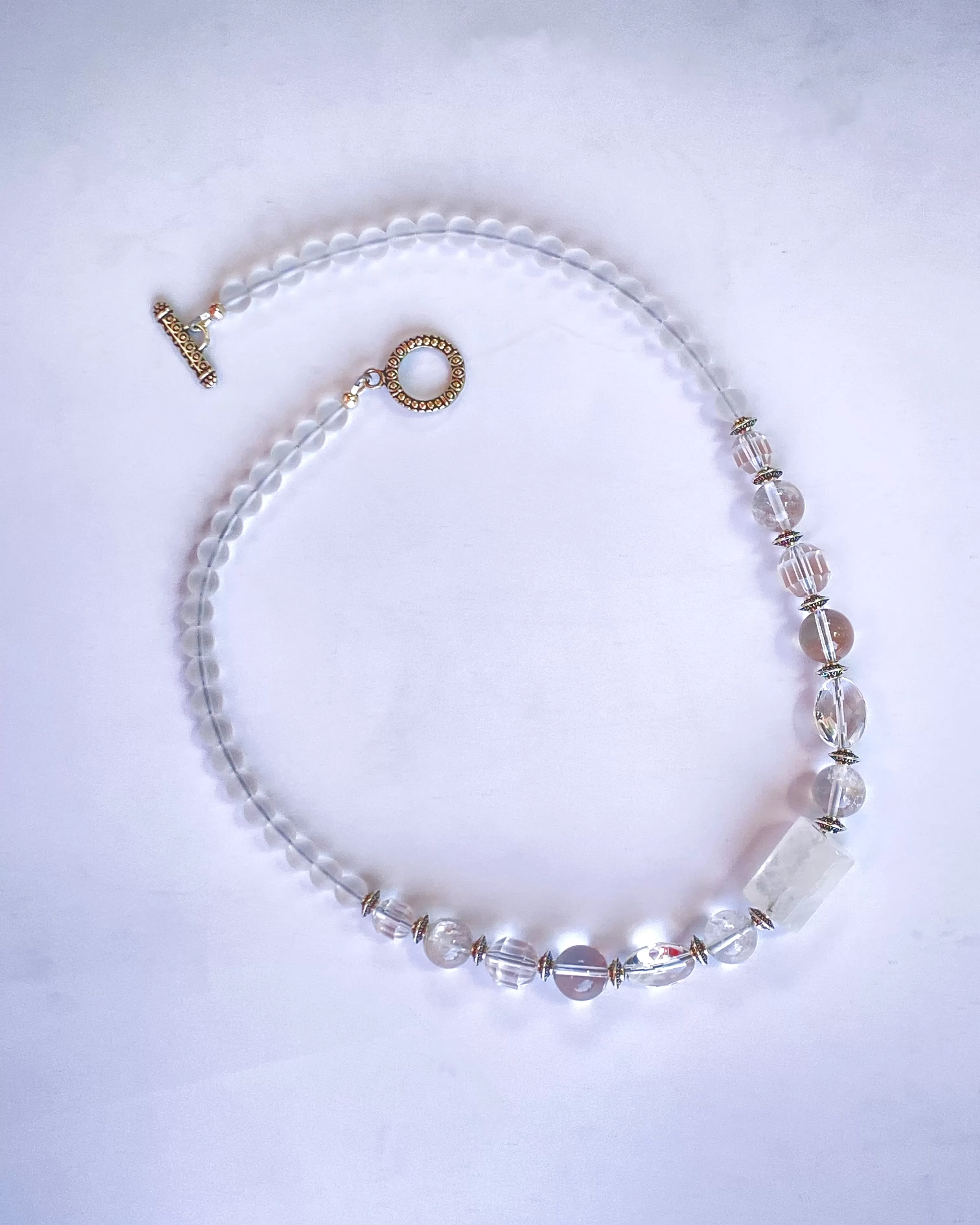 Quartz Beaded Necklace