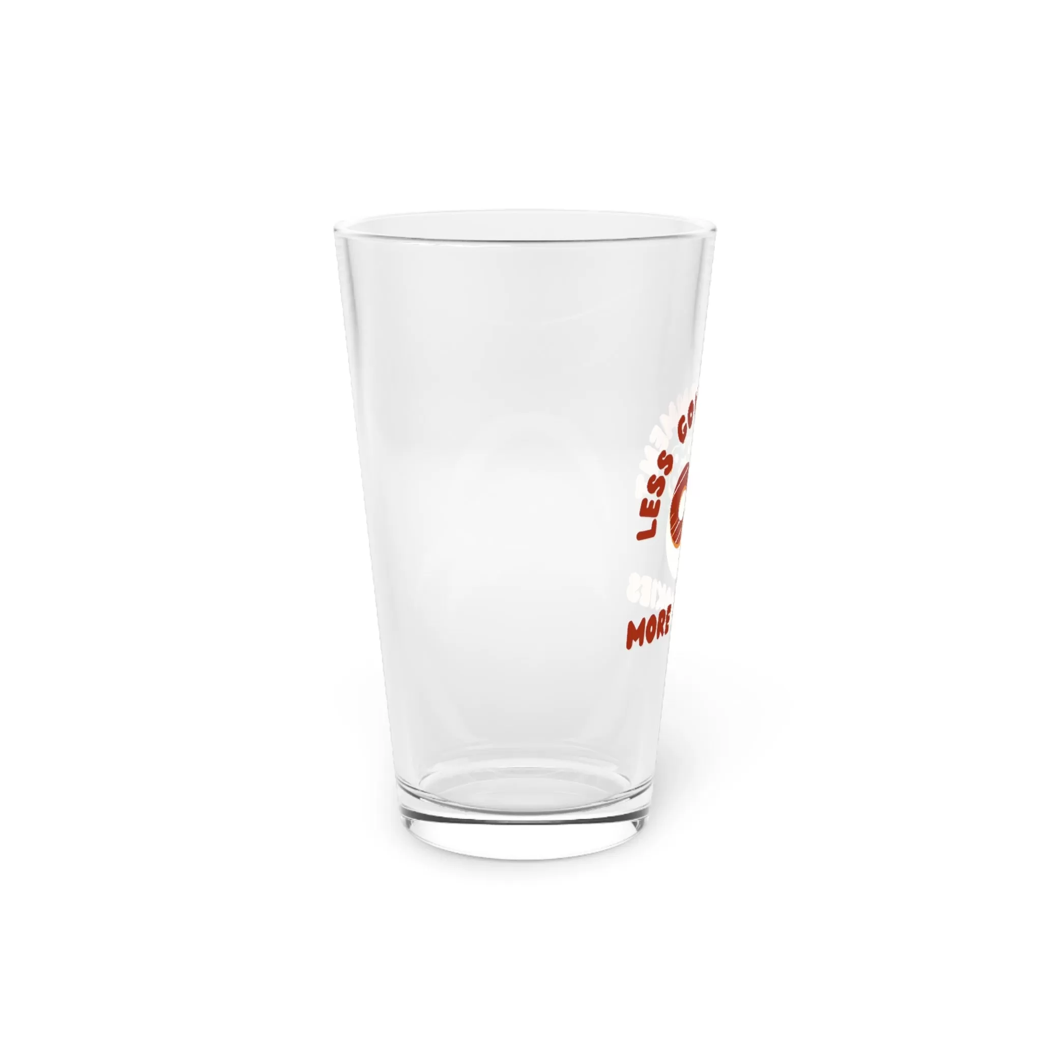 "Less Government" Pint Glass for Santa